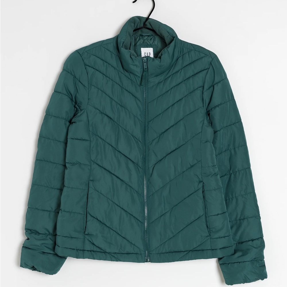 Gap Women’s Size XS Jacket Lightweight Green Puffer Jacket